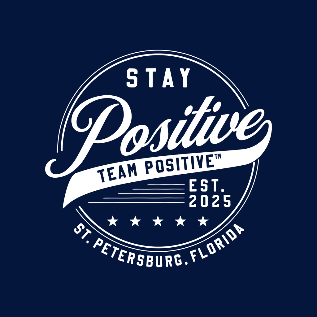 Stay Positive Tee — Dark— Coming August 2026