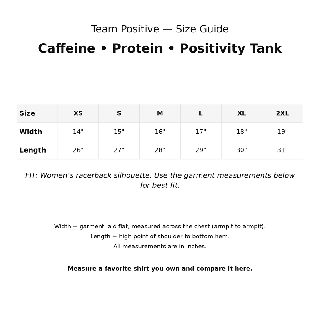 Caffeine Protein Positivity Tank