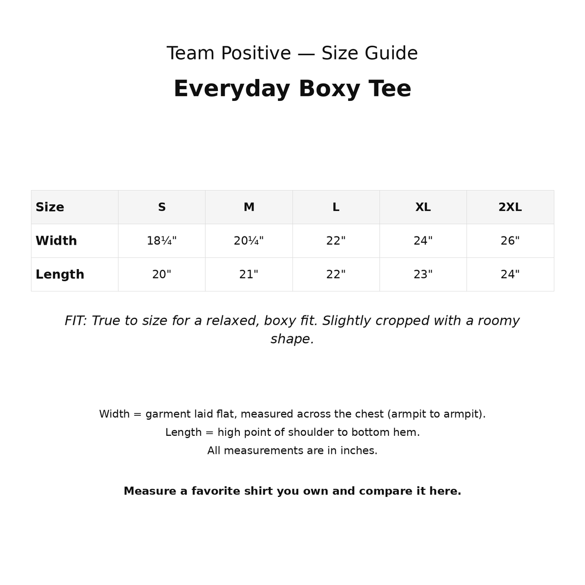 Everywhere Boxy Tee